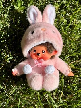 Sekiguchi Monchhichi Pink Rabbit